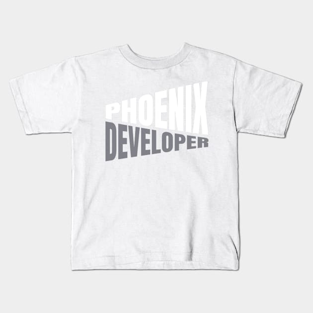 Phoenix Developer Shirt for Men and Women Kids T-Shirt by TeesByJay